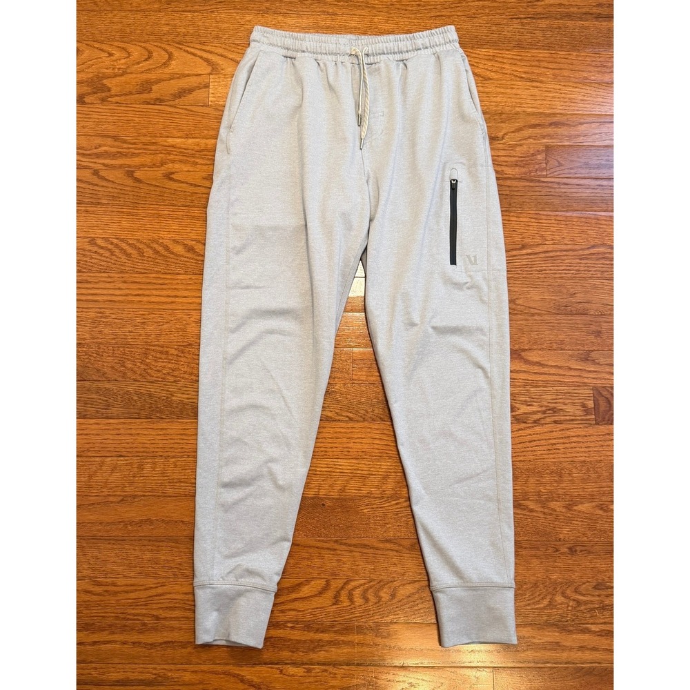 Vuori Sunday Performance Jogger Pants Mens Small 28" Light Gray Athleisure